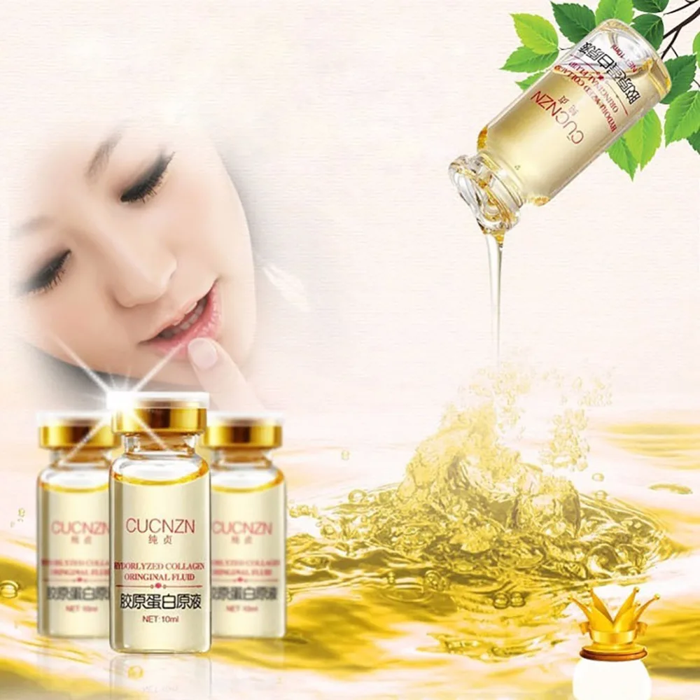 2018 10ml Pure Collagen Whitening Moisturizing Anti-wrinkle Anti-aging Liquid Ampoule BTG-IX | Красота и здоровье