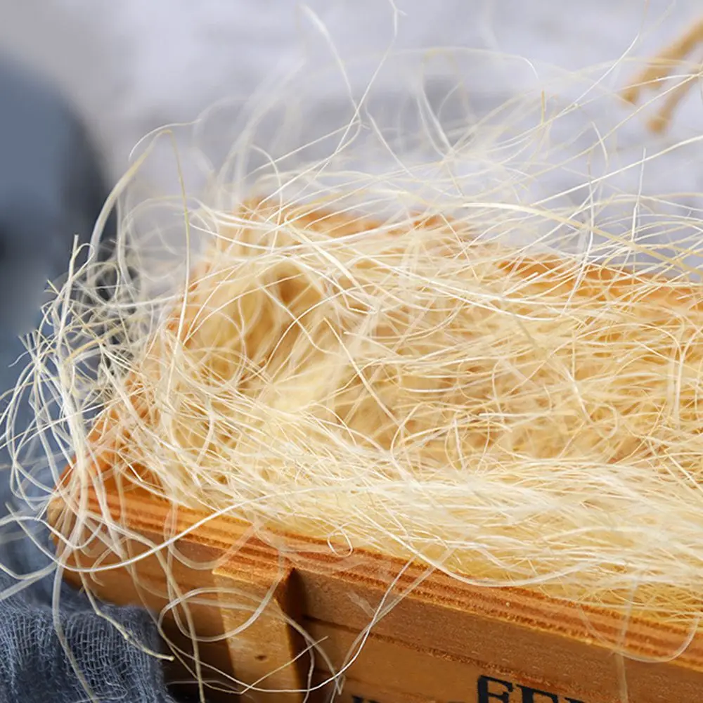 30 г/упак. натуральный джутовый шелк пряжа красное вино пакаж Декор яйцо гнездо