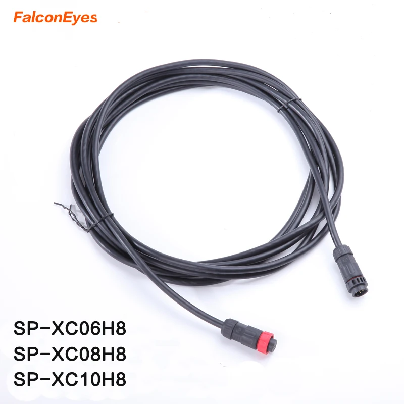 

Falcon Eyes LED Color Light Extension Cord SP-XC06H8 SP-XC08H8 SP-XC10H8 6m 8m 10m Extension Cord for RX-120TDX BL-30T