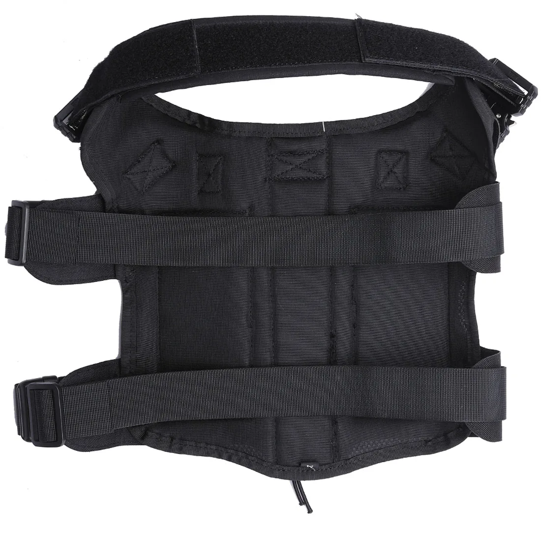 

Nylon Waterproof Tactical Large Dog Training Vest Harness - Black L