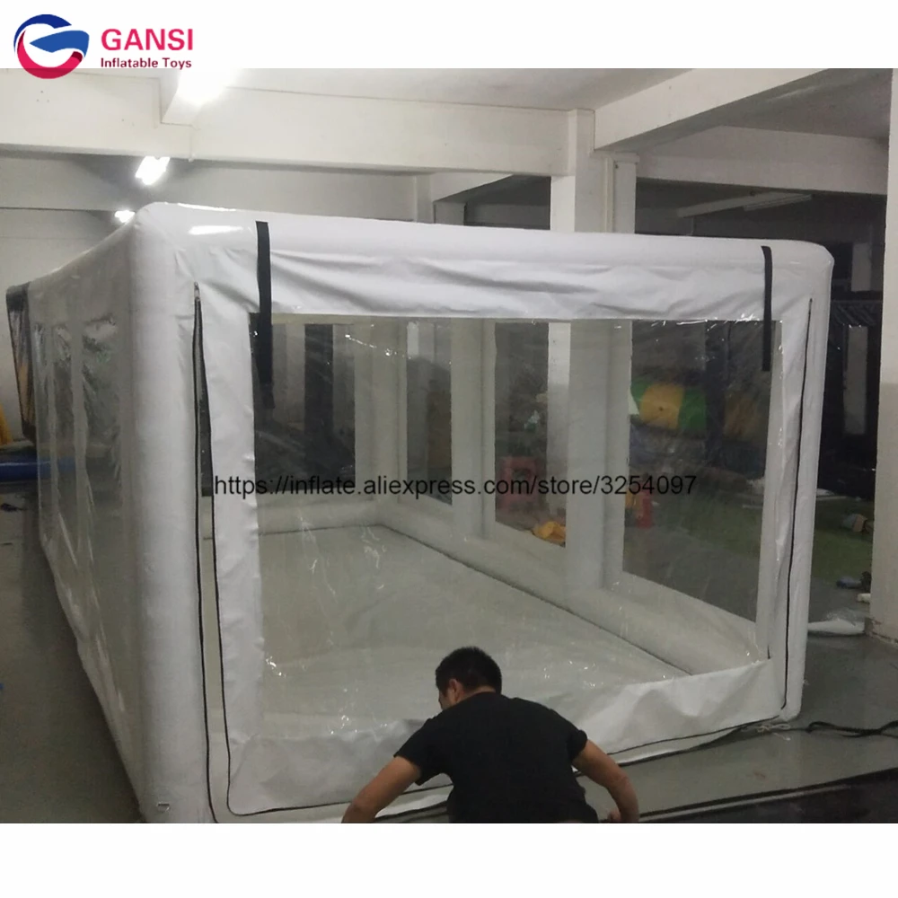 5x2 8x2 м белый надувной автомобильный тент для хранения Надувное покрытие гаража |
