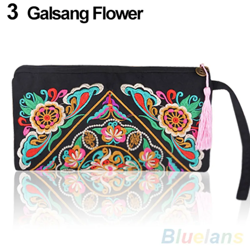 Женская Ретро-сумка Этническая вышивка кошелек держатель для монет сумка