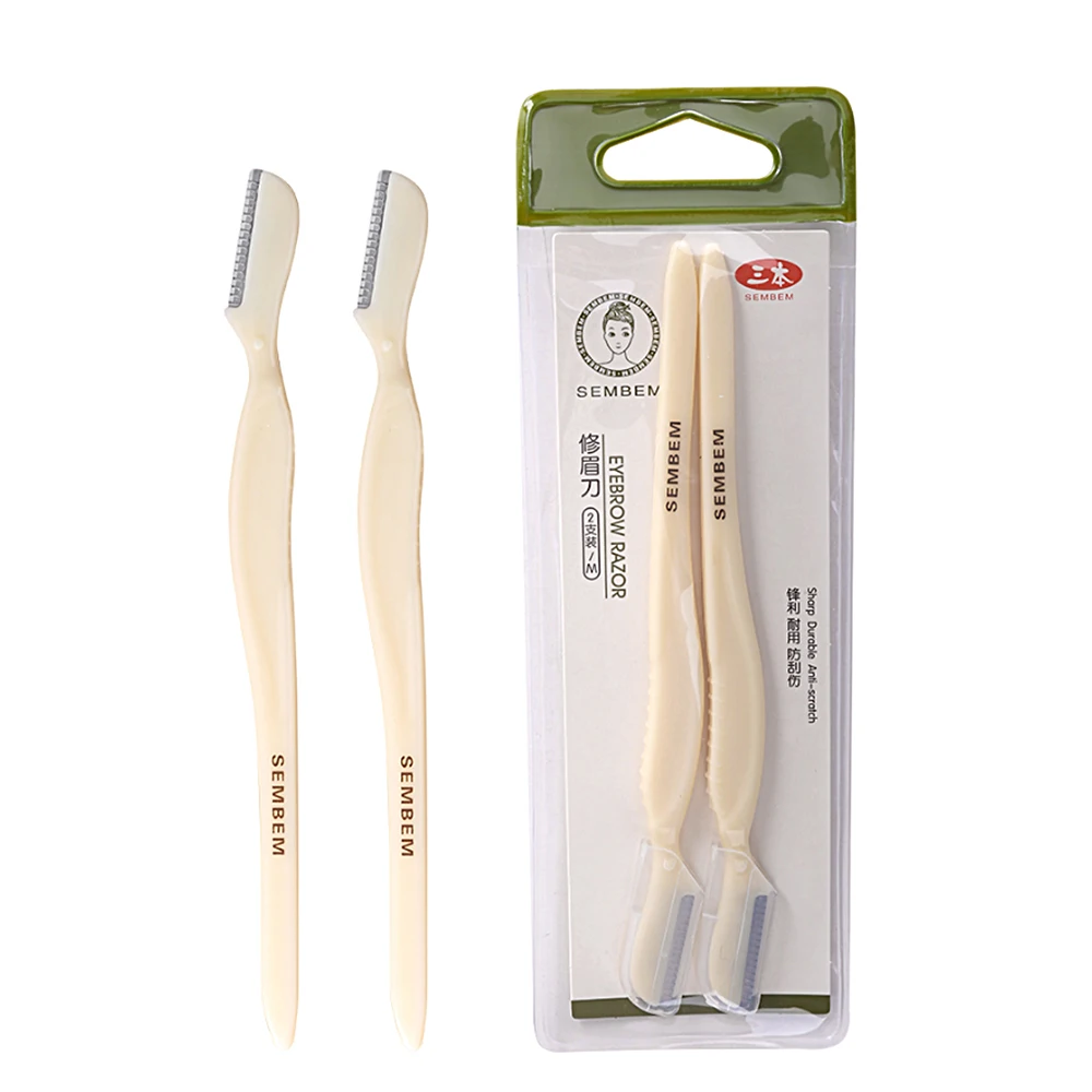 SEMBEM триммер для бровей 2 шт. профессиональная Женская бритва макияжа Безопасный