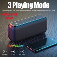 xdobo x8 60w portable speaker home theater tws sound column outdoor bluetooth waterproof subwoofer voice call audio fm radio