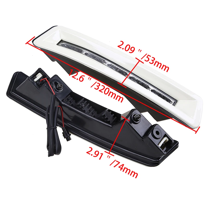 Автомобильные светодиодсветодиодный дневные ходовые огни POSSBAY белый дневной