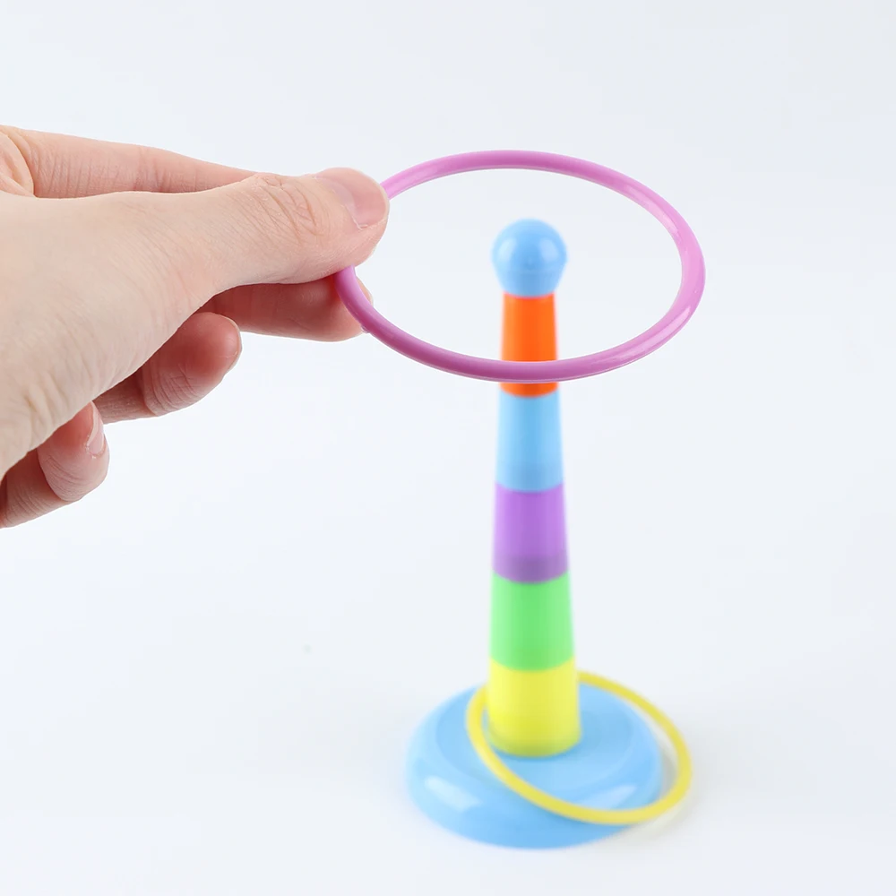 Hoop Toss Plastic toss Garden Game Pool Toy Outdoor Fun Set Toys Intelligence Educational for Children Kids Gift | Игрушки и хобби