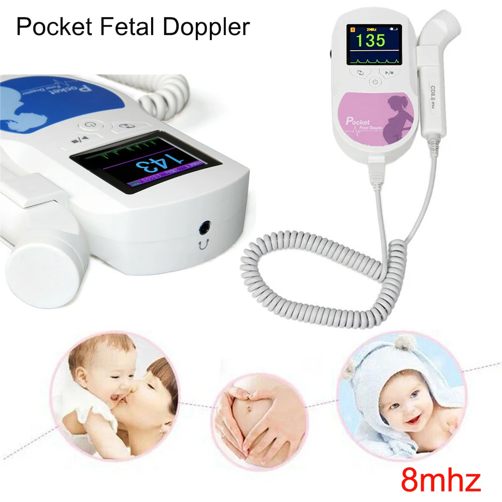 

SONOLINE C Fetal Doppler Pocket Ultrasound Baby Heartbeat Detector Home Pregnant Doppler Heart Rate Monitor 2MHZ 3MHZ 8MHZ