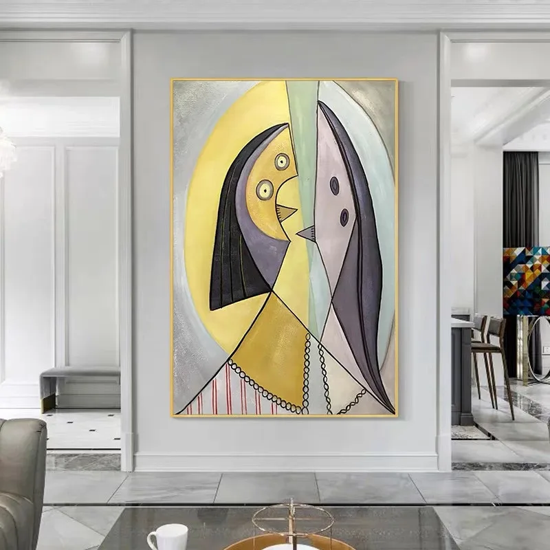 Picasso знаменитые абстрактные картины на холсте современного искусства