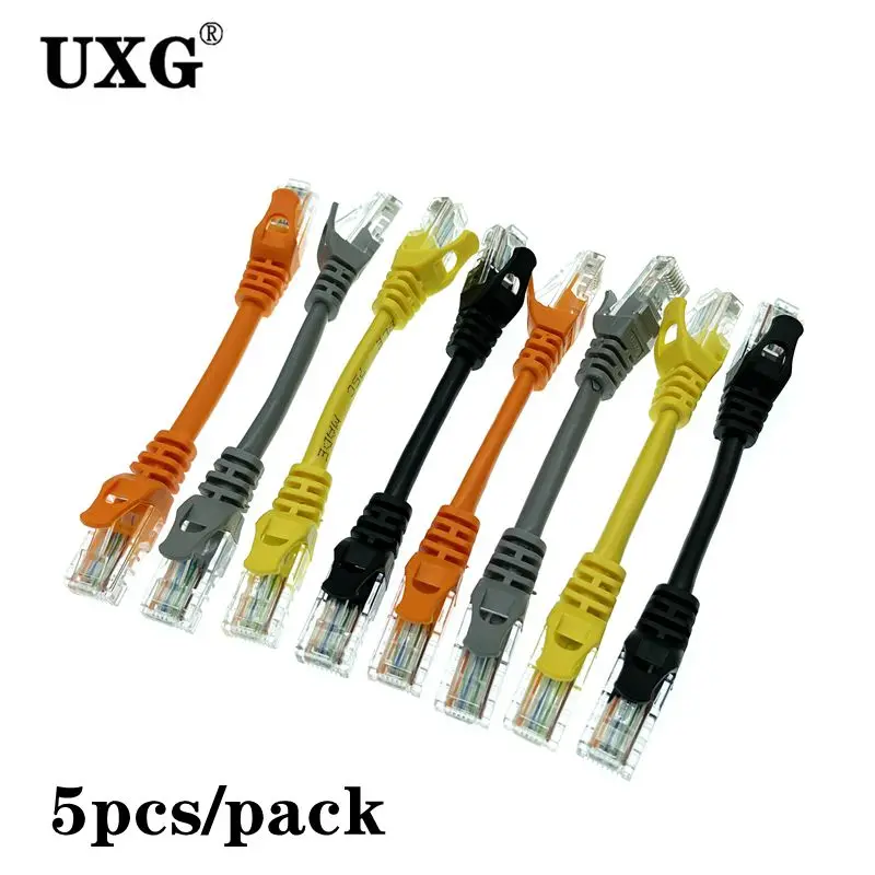 

Сетевой кабель Ethernet UTP категории 10 см, 15 см, 30 см, 50 см, CAT5e, «Папа-папа», гигабитный патч-корд, RJ45, витая пара, GigE Lan, короткий кабель, 5 шт.
