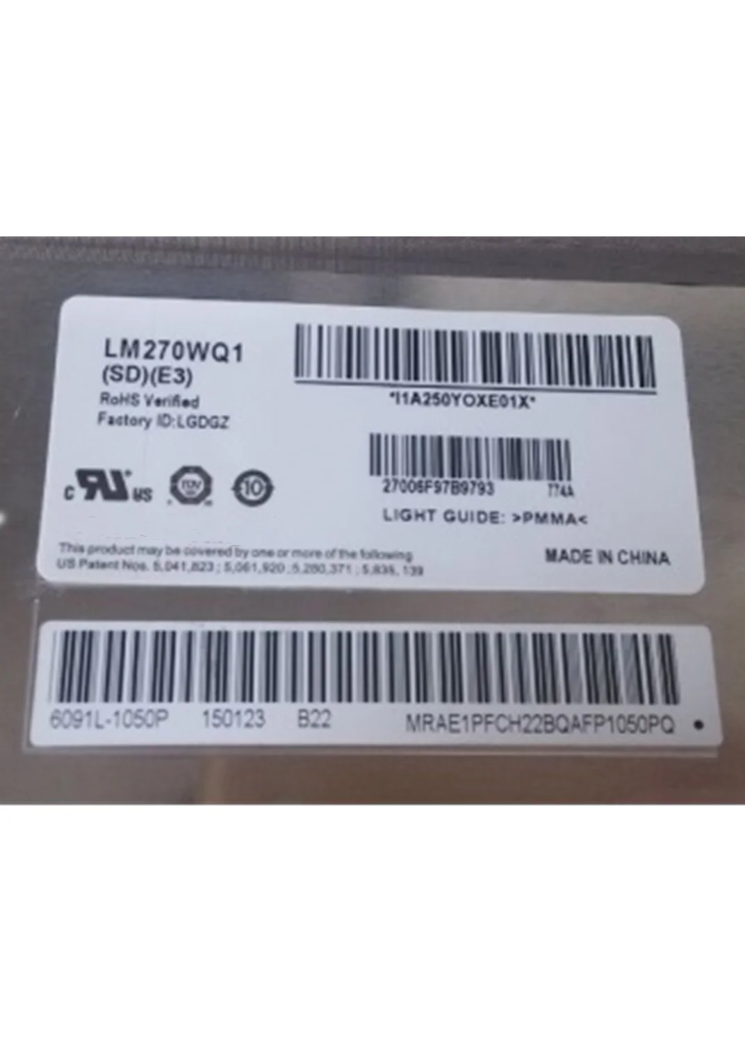 Натуральная LM270WQ1 SDDB SDE3 SDG1 ЖК дисплей Экран для Apple iMac A1312 2K MC813 MC814 Все в