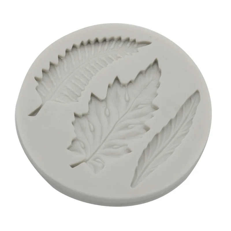 

New DIY Leaf Silicone Mold Cake Chocolate Fondant Tool Decoration Baking Mold