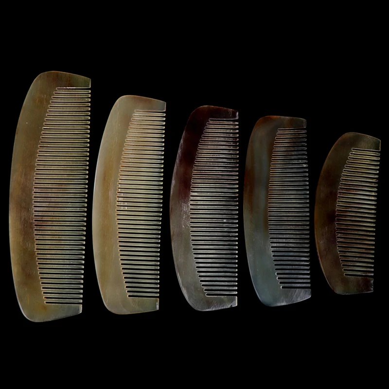 1 шт. расческа из натурального рога с длинной ручкой пластиковая аксессуары для