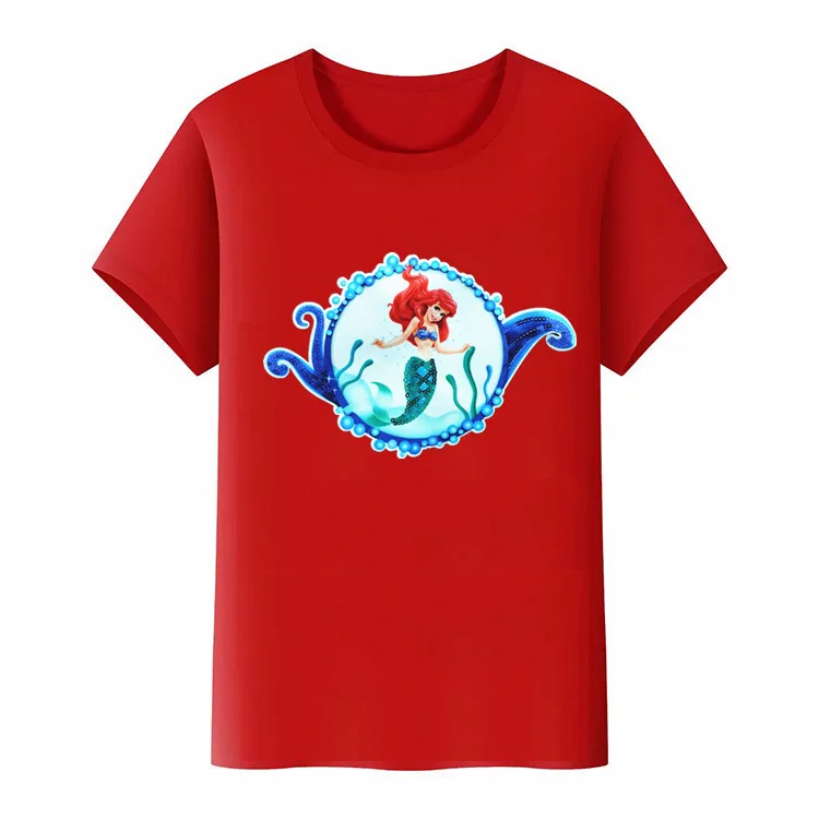 Детская одежда из чистого хлопка футболка для девочек новинка 2021 летний