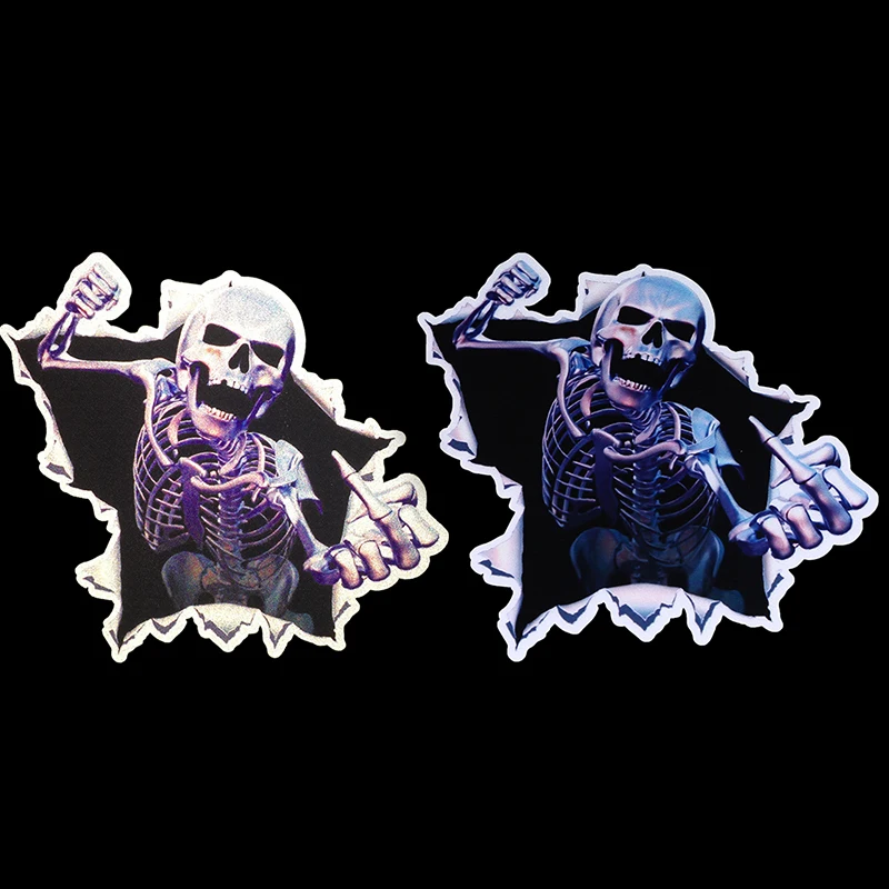 Posbay логотип с черепом значки автомобильные наклейки для мотоциклов автомобилей