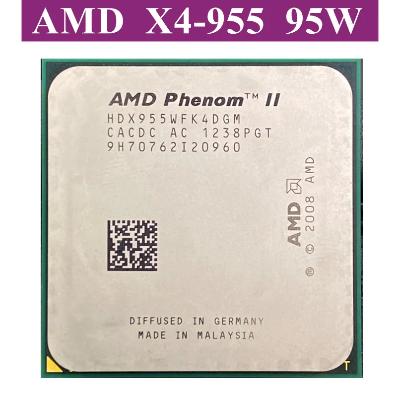 AMD Phenom-процессор II X4 955 процессор Quad CORE 3 2 ГГц зазор 6M am3 938 broches 95W - купить по