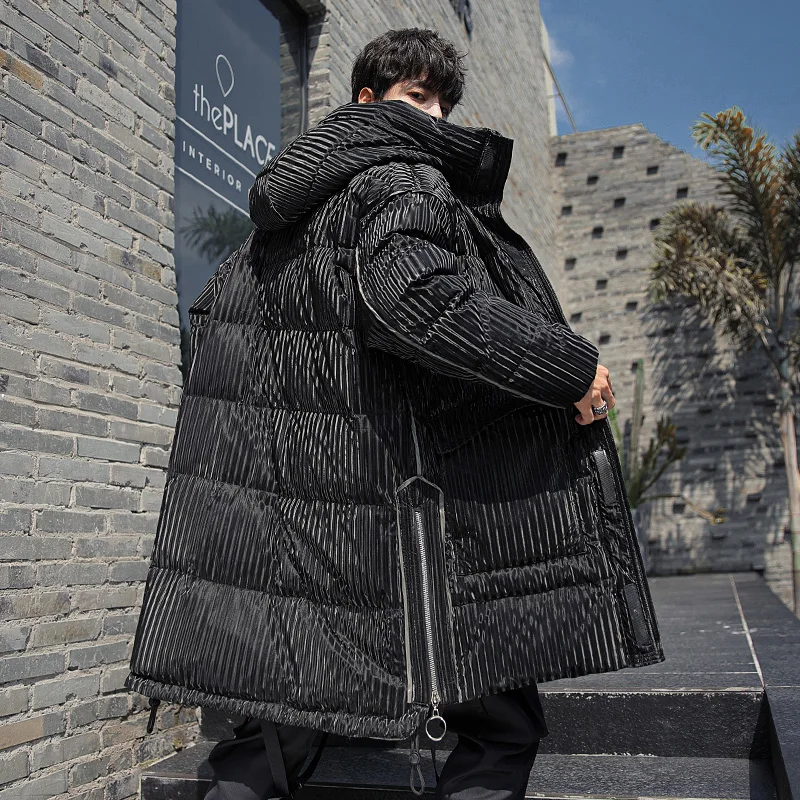 Profile down Jacket Men's Mid-Length New Winter Thick Coat Warm Parka Trend men winter jacket  jacket men