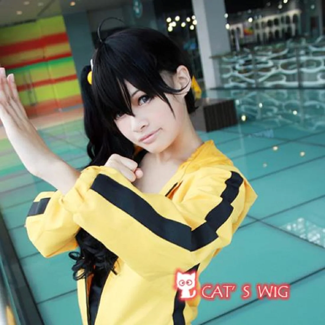 Короткий черный парик для косплея Nisemonogatari Bakemonogatari Araragi Tsukihi| |