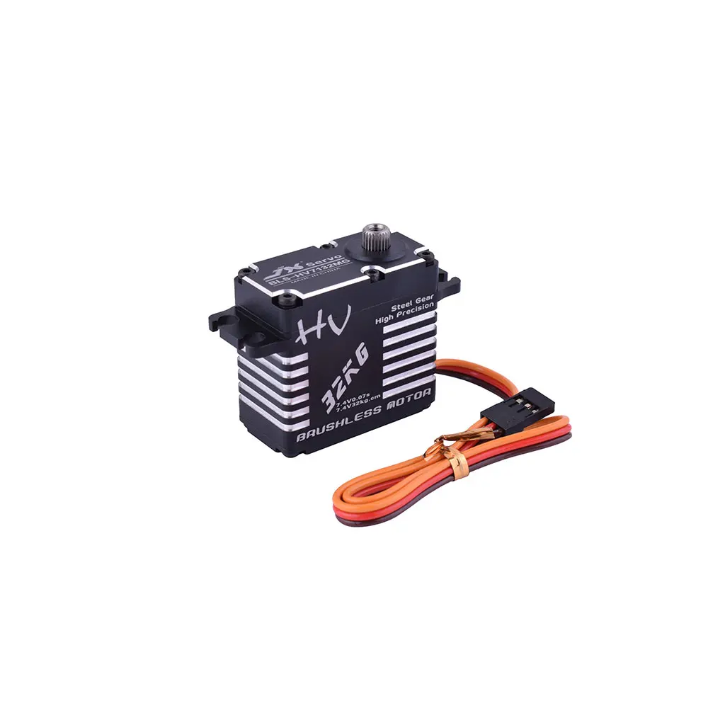 JX Servo BLS-HV7132MG 32 кг 7,4 В 0.07sec высокая скорость точность стали шестерни ЧПУ цифровой бесщеточный для RC автомобиль робот самолет Дрон