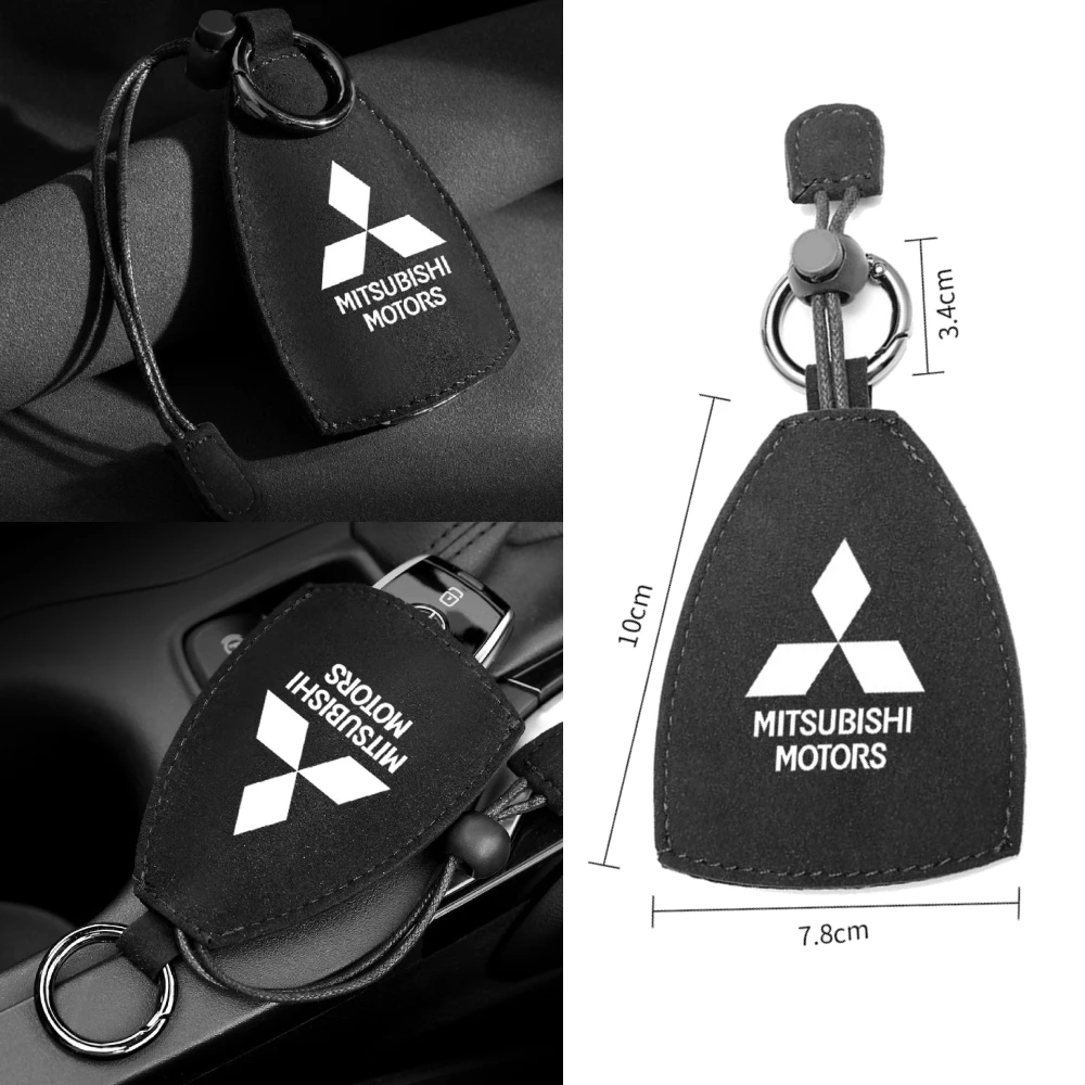 

Multifunction Car Fashion Key Case Leather Key Holder Bag Wallet For Mitsubishi Ralliart Lancer 9 10 Asx Outlander Pajero L200