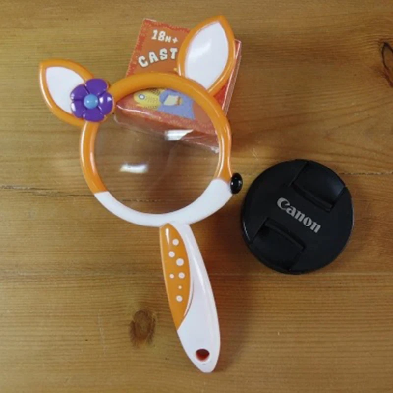 Baby Learning Toy Wood Cutely Magnifying Glass For Children Educational Exploring Ability Developing Girl Boy | Игрушки и хобби