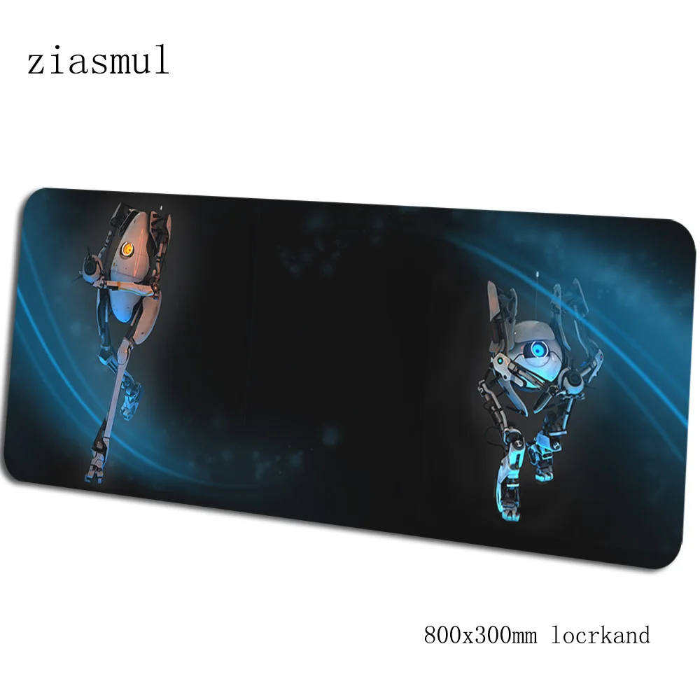 Portal 2 padmouse 80x30 см игровой коврик для мыши красивый большой коврик для мыши геймерский компьютерный стол властный коврик notbook mousemat pc - Цвет: pattern 1