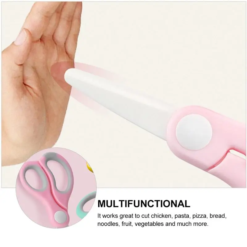 

1 Pair of Food Scissors Food Grinding Tool Ceramic Scissors Baby Food Scissors for Infants Eating