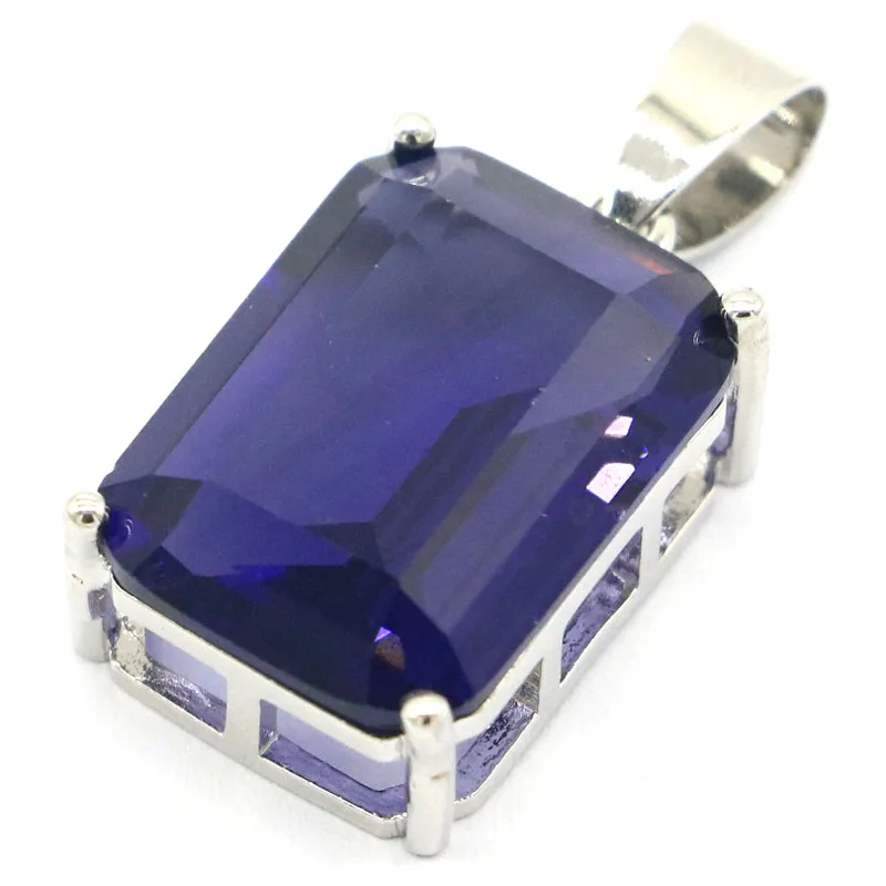 23x13 мм изящный большой прямоугольный драгоценный камень созданный из