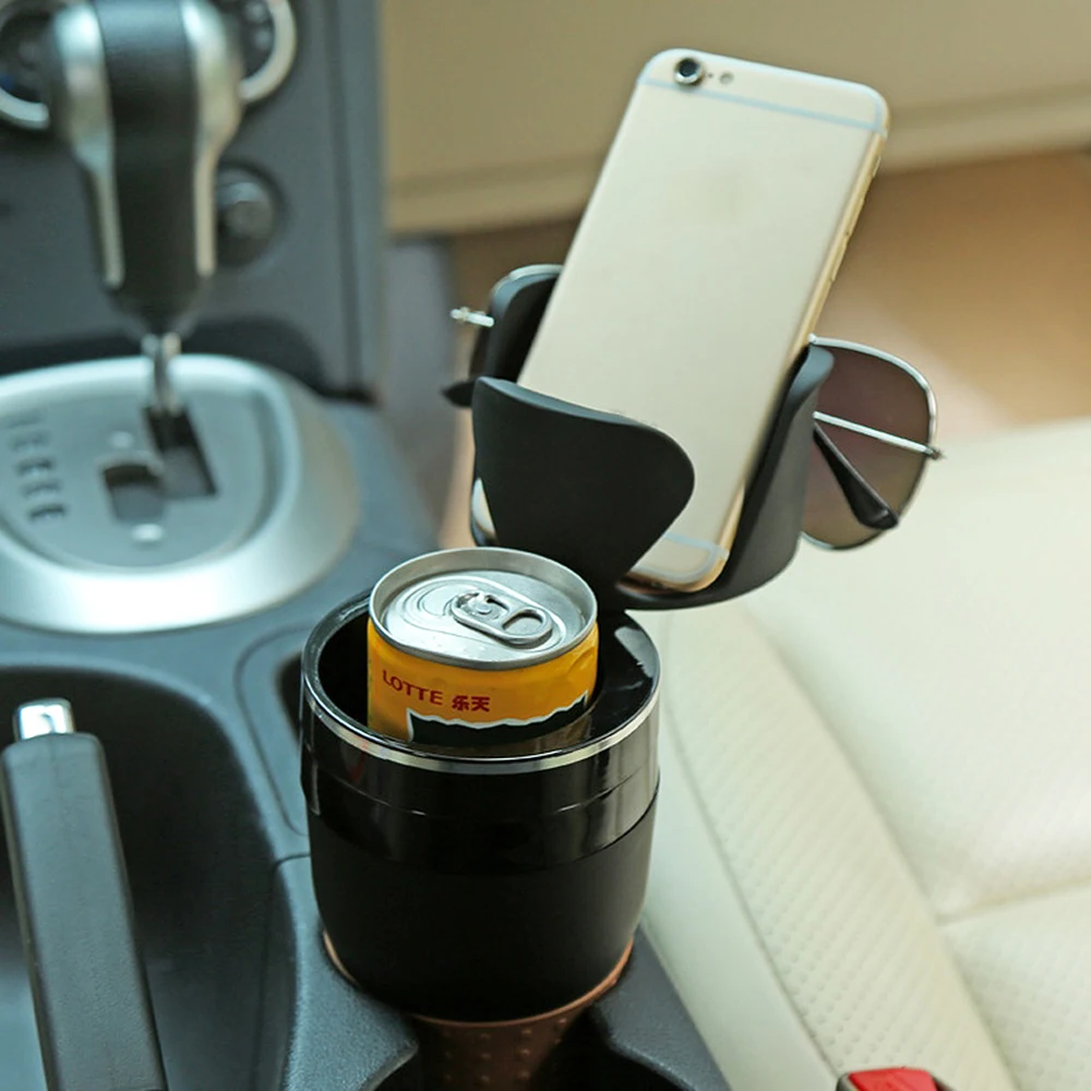 

Car Cup Holder Drinking Bottle Holder Sunglasses Phone Organizer Stowing Tidying for Auto Car Styling Accessories for bmw lada
