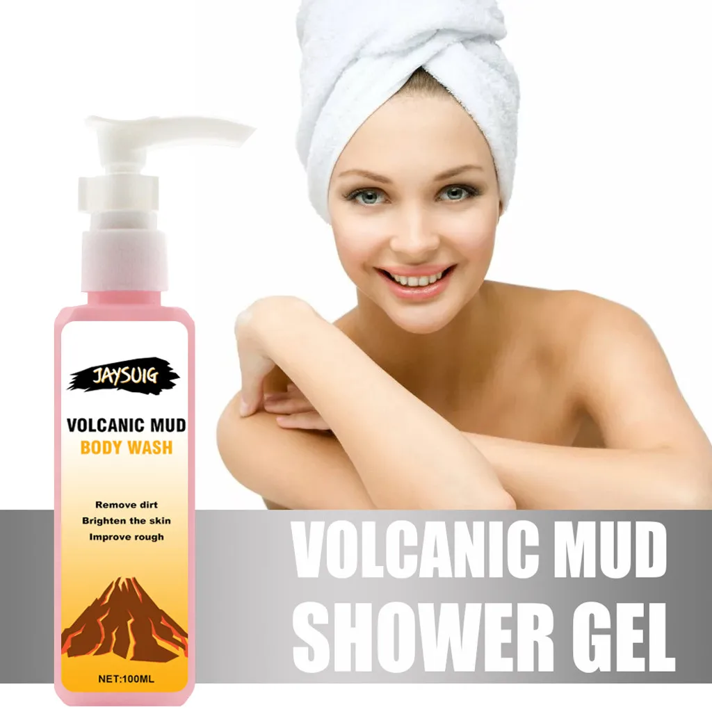 Вулканическая грязь жидкость для очистки всего тела быстрая стирка женской кожи