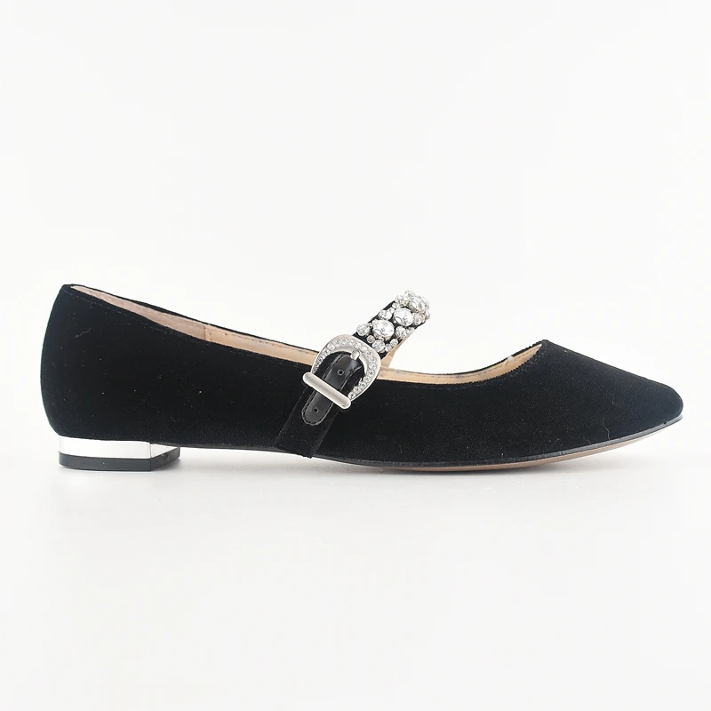 Ручного шитья с украшением в виде кристаллов стиле Мэри Джейн Женская обувь