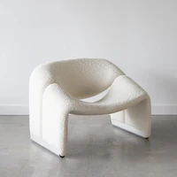 single seat sofa chair creative leisure chair lambswool sofa balcony chair crab leg chair