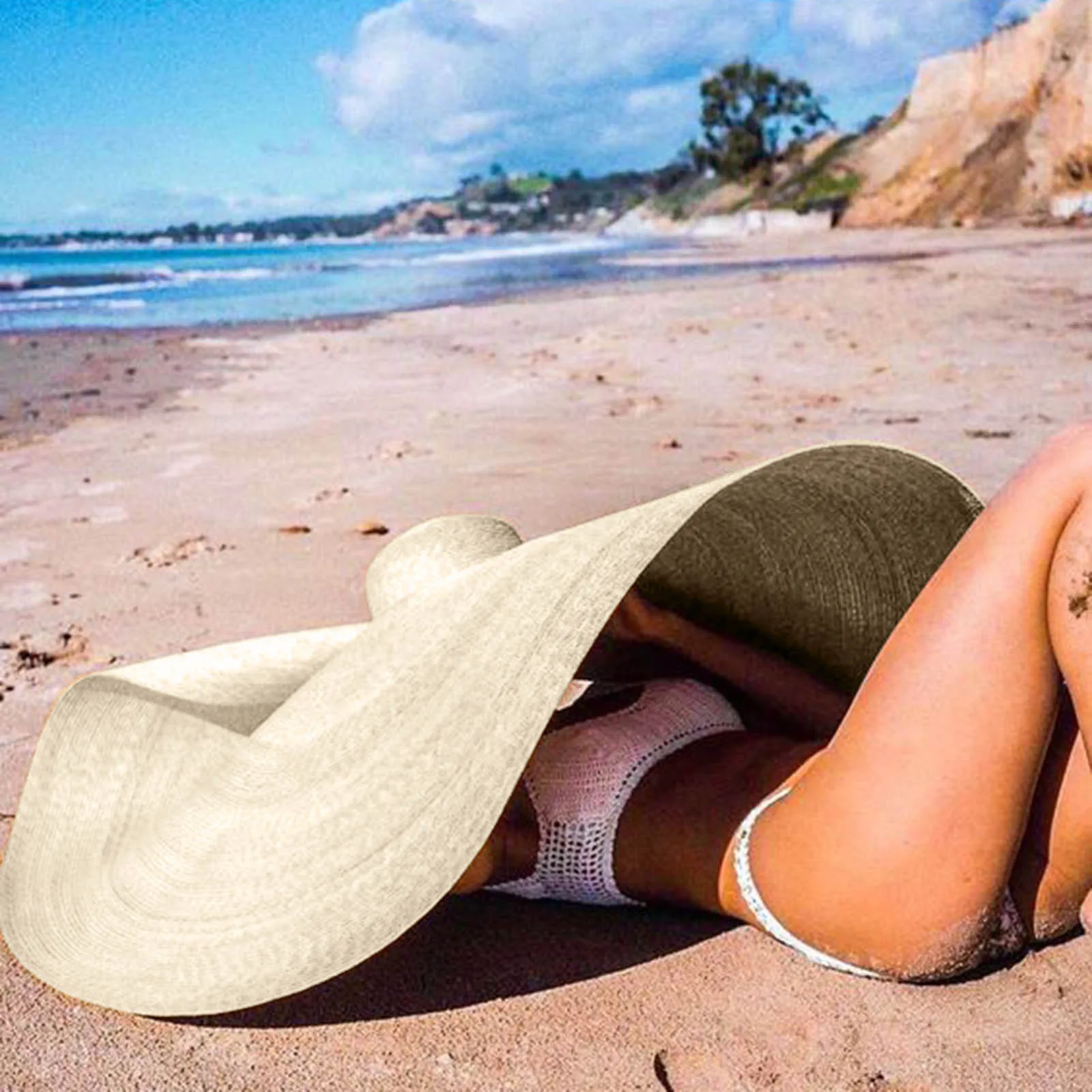 

Fashion Large Sun Hat Beach Anti-uv Sun Protection Cap Cover 2021 Sun Hats For Women The Best