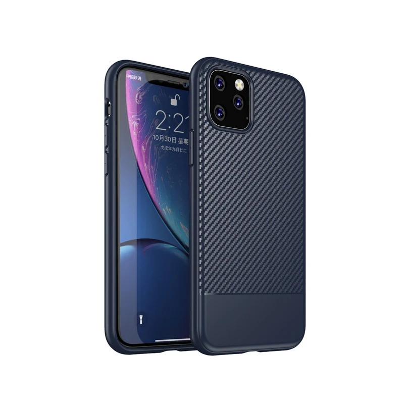 Чехол для iPhone 11 Pro Max, чехол для Apple iPhone 6 7 8 Plus X XS MAX XR, противоударный чехол для защиты телефона, чехол для мужчин - Цвет: Dark blue