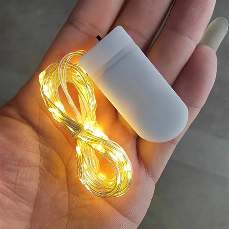 

Fairy Garland LED Ball String Lights Waterproof for Christmas Tree Wedding Home Indoor Decoration Battery PoweredDecorationok