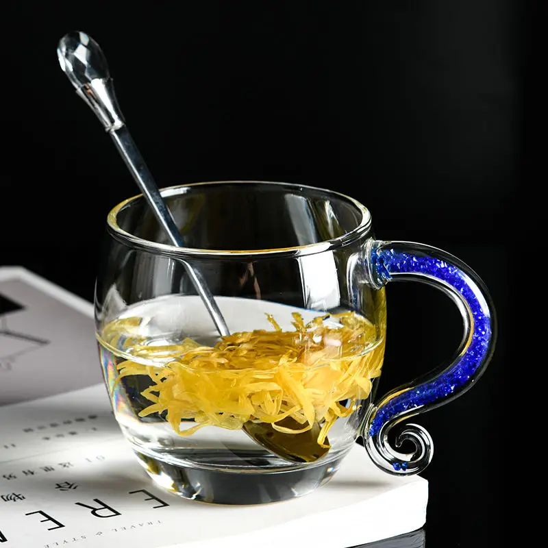 Чашка для чая стеклянная высокотемпературная пенопластовая чайная чашка с