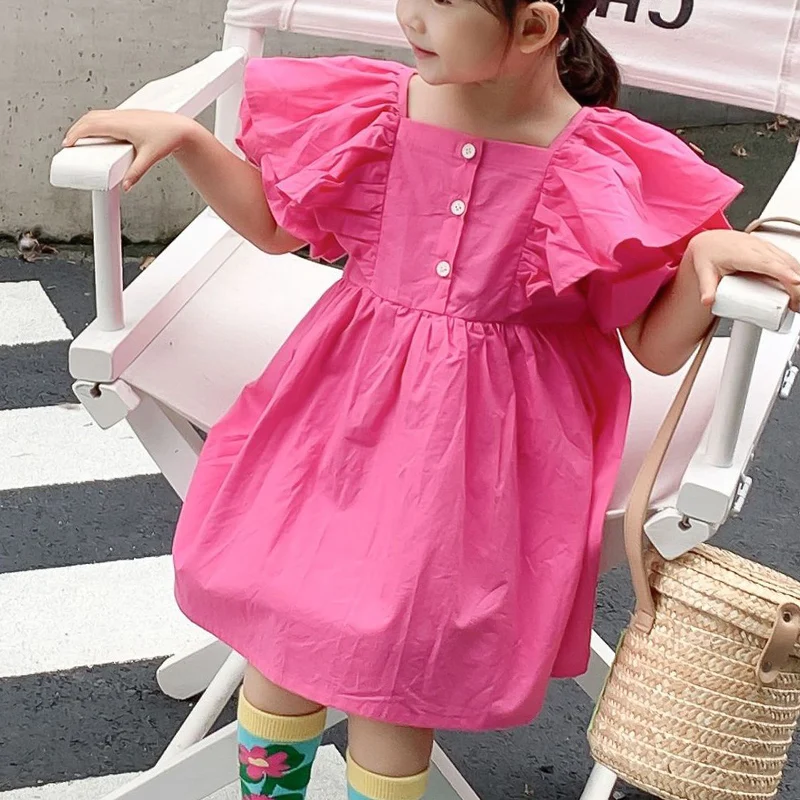 Детское милое платье для девочек новая летняя одежда принцессы малышей платья