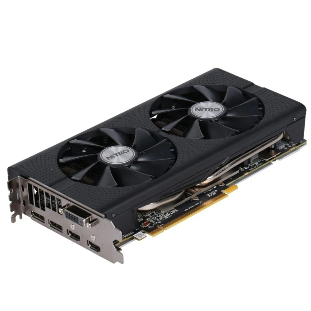 Видеокарты SAPPHIRE AMD Radeon RX480, игровая настольная видеокарта для ПК, GPU RX480 256bit, 8 ГБ, GDDR5, используемая карта для геймера