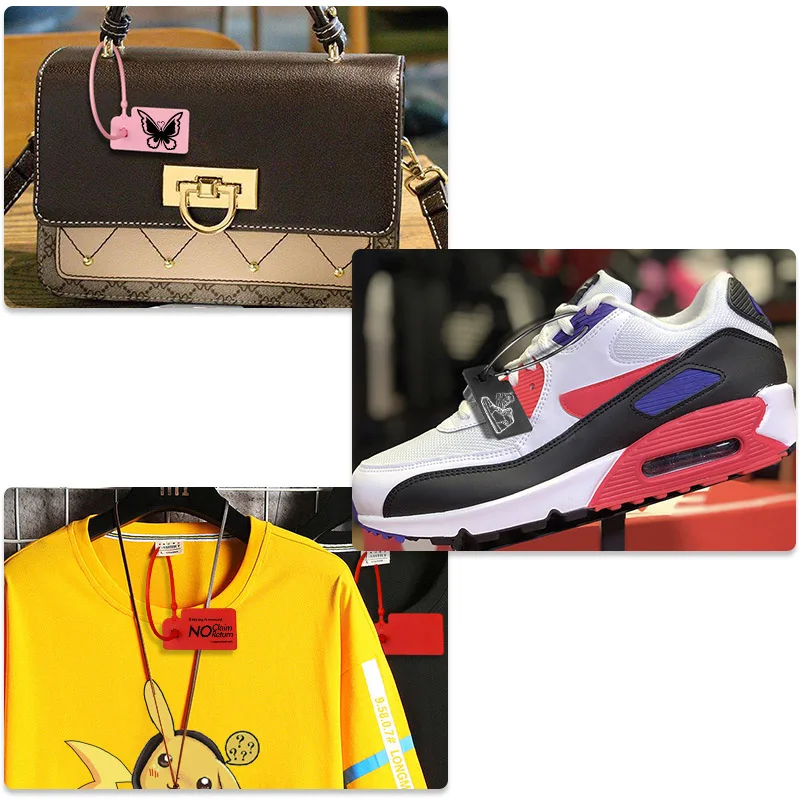 100 шт заказ тапки бирки одноразовые персонализированные пластиковые этикетки