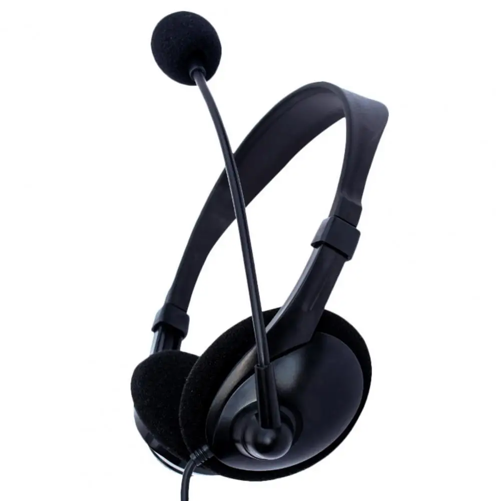 

3.5mm Universal Wired Single Dual Plug Computer Gaming Music Earphone Headphone With Mic For Teaching Conference Online Class