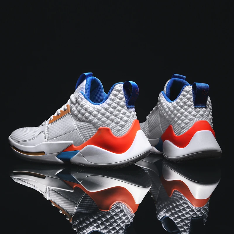 Мужские кроссовки с дышащей сеткой Jordan оригинальные на плоской подошве для