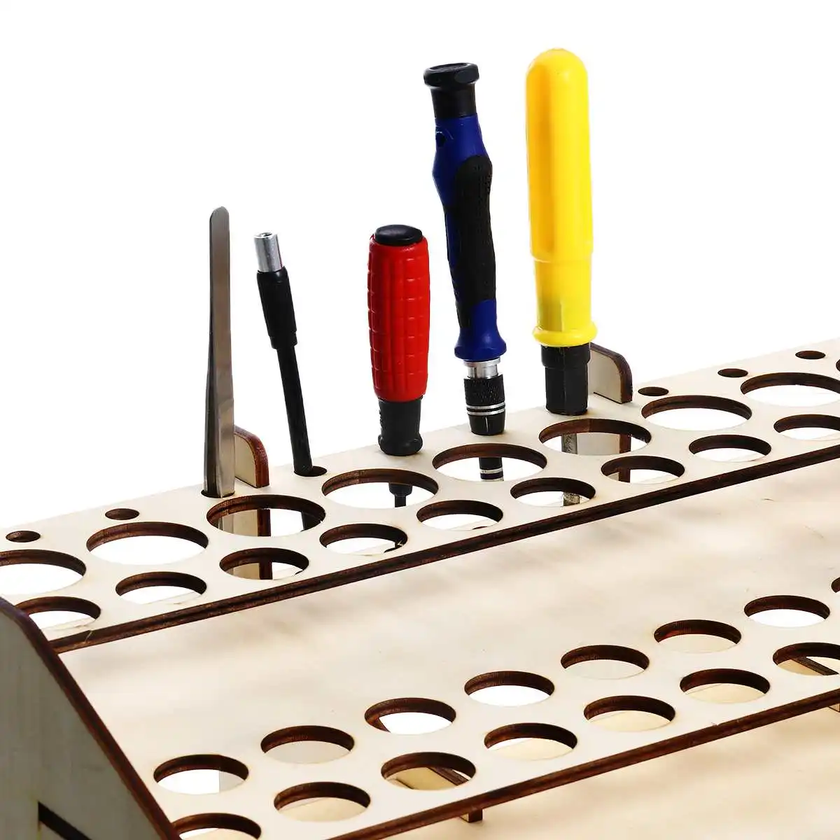 6 Тип DIY Деревянные разрисованные бутылки держатель для хранения модульный мастер коробка для рисования Органайзер инструмент для хранения для рисования складной