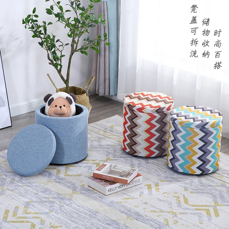 Табурет для хранения табурет гостиной дивана сменный домашний кожаная скамейка