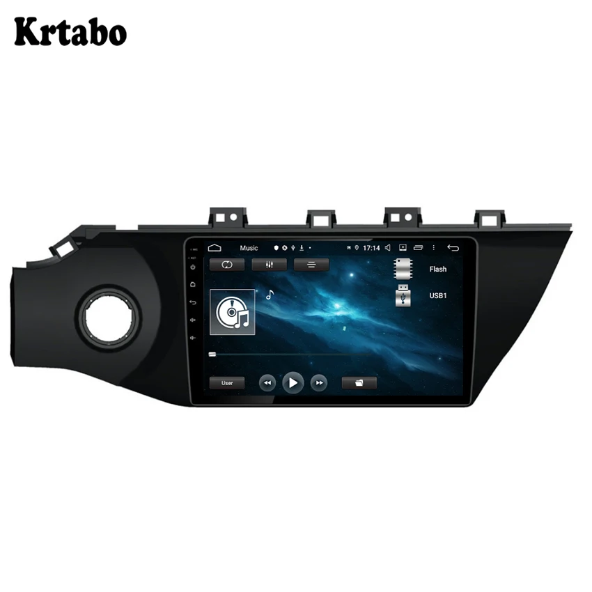 Автомобильный радиоприемник Android мультимедийный плеер для KIA K2/RIO 2017 2018 9 0 + 8core 4 32G