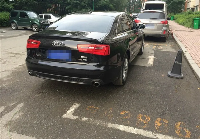 Спойлер для Audi A6L высококачественный спойлер из АБС материала заднего крыла