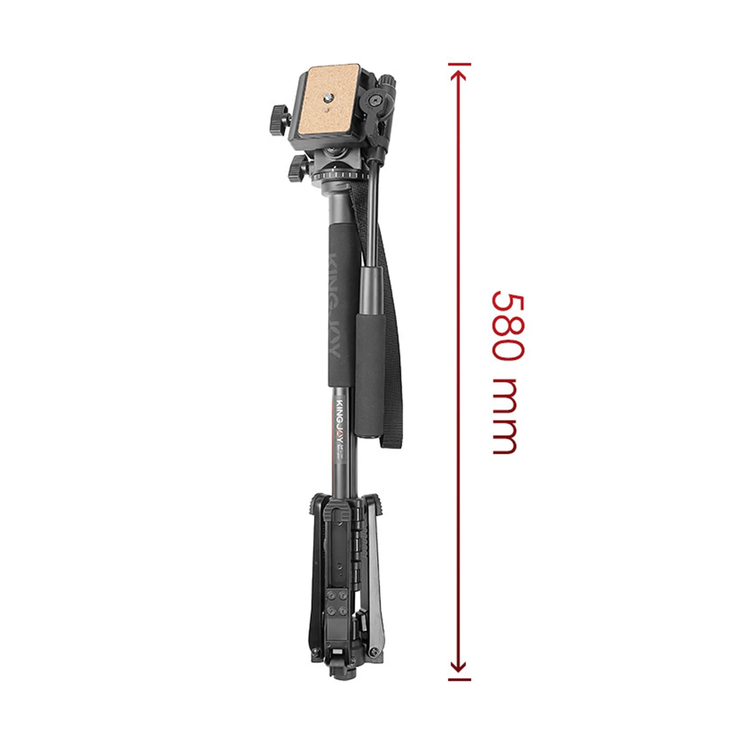 Монопод для камеры с гидравлическим штативом головное крепление из алюминиевого