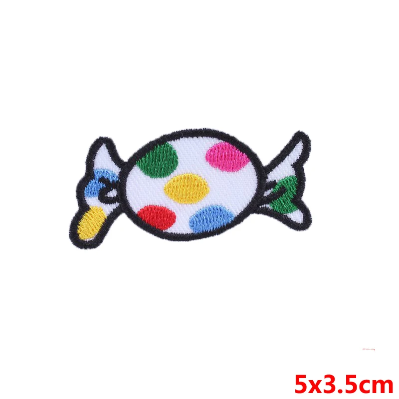 Нашивки из мультфильма вышитые нашивки для одежды железные на одежде в полоску DIY