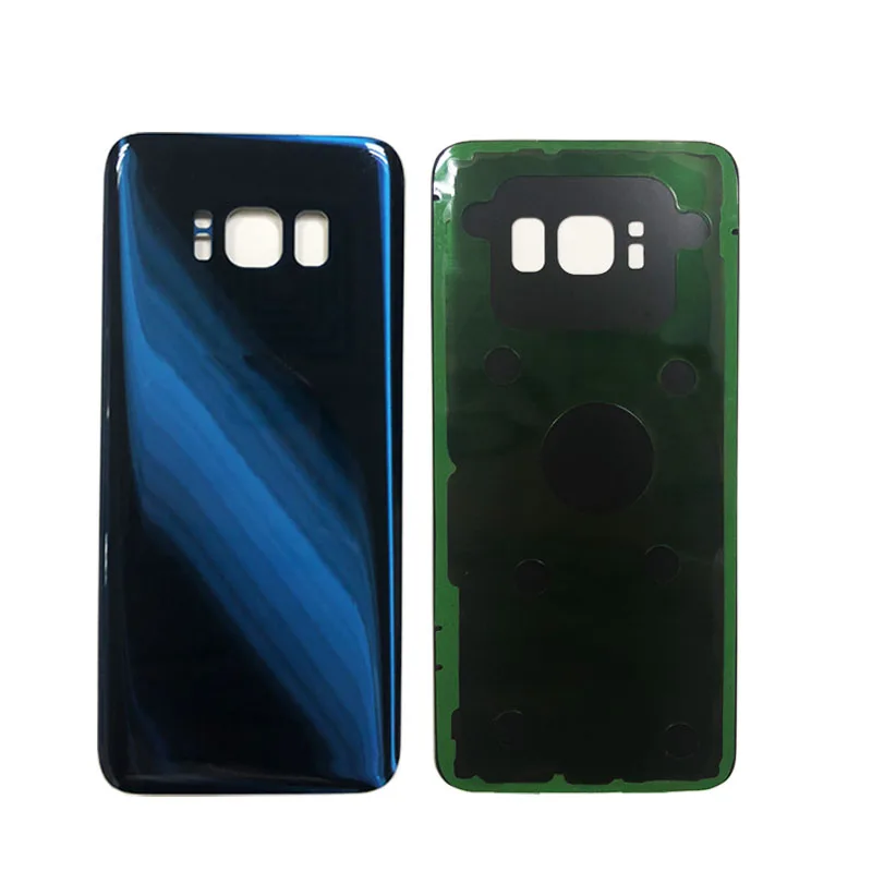 Задняя стеклянная крышка аккумуляторной батареи замена ленты для S8 и Plus
