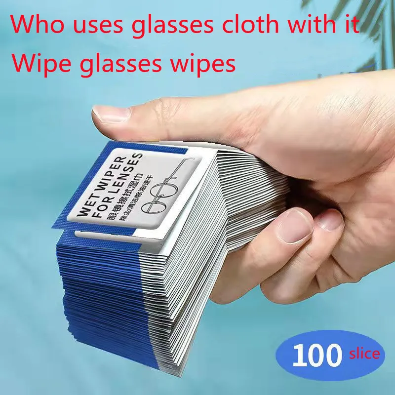 Plot Disposable Wipe Glasses Paper Film Cloth Glasses Antifogging Wipe Gl