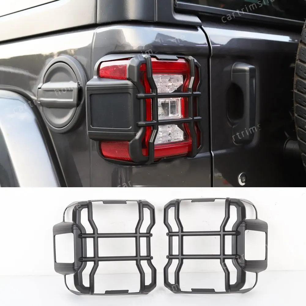 ABS Rear Tail Light Lamp Guard Cover Trim Protector for Jeep Wrangler JL 2018-2019 | Автомобили и мотоциклы