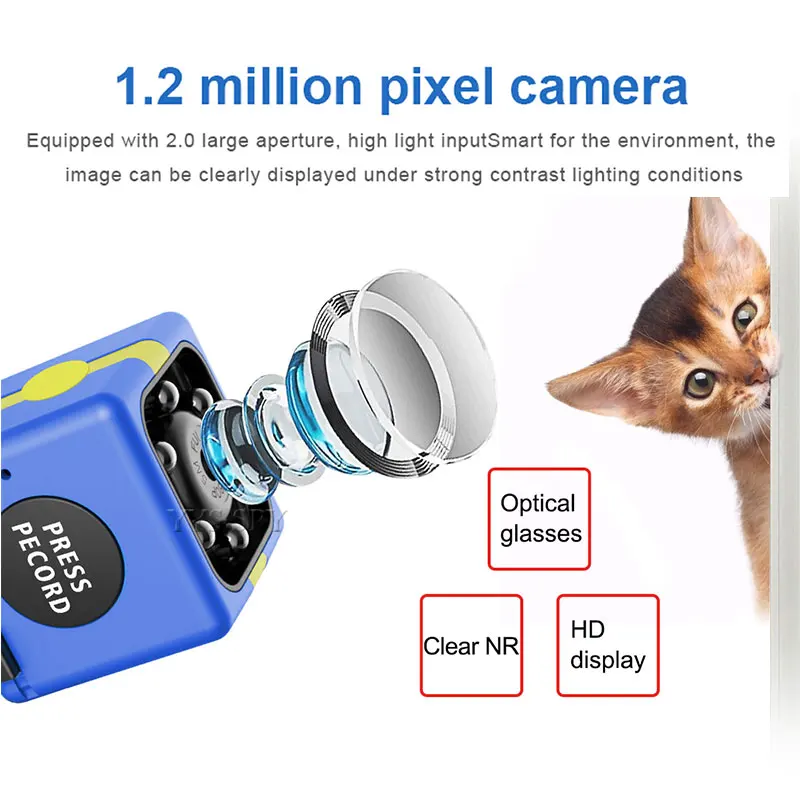Мини камера Маленькая Espion ночное видение секретная видеокамера Micro Car DVR